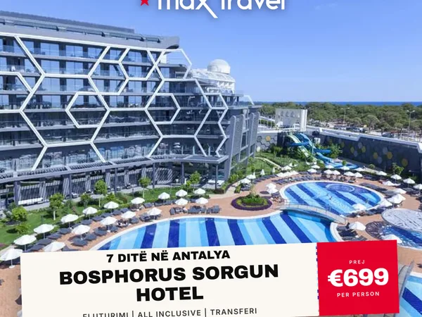 5★ Bosphorus Sorgun Hotel — 7 Net në Antalya