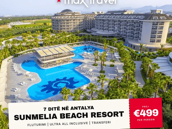 5★ Sunmelia Beach Resort — 7 Net në Antalya
