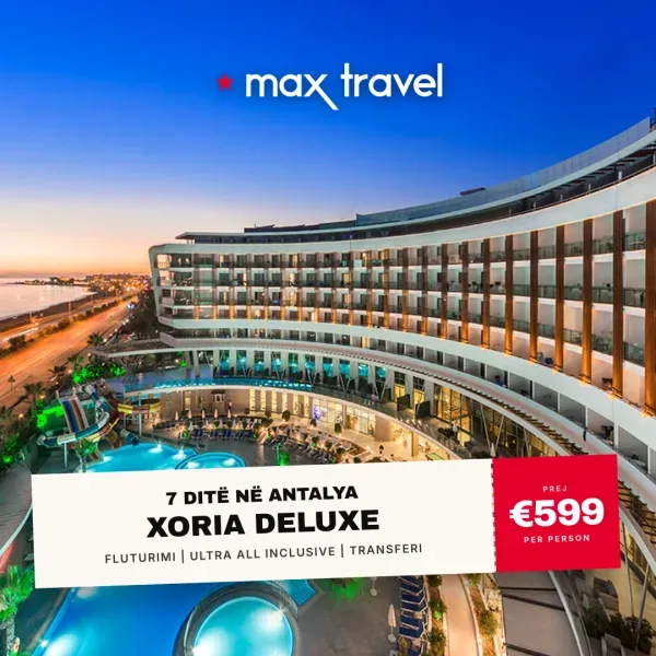 Xoria Deluxe — pushime Antalya 14 qershor 2026