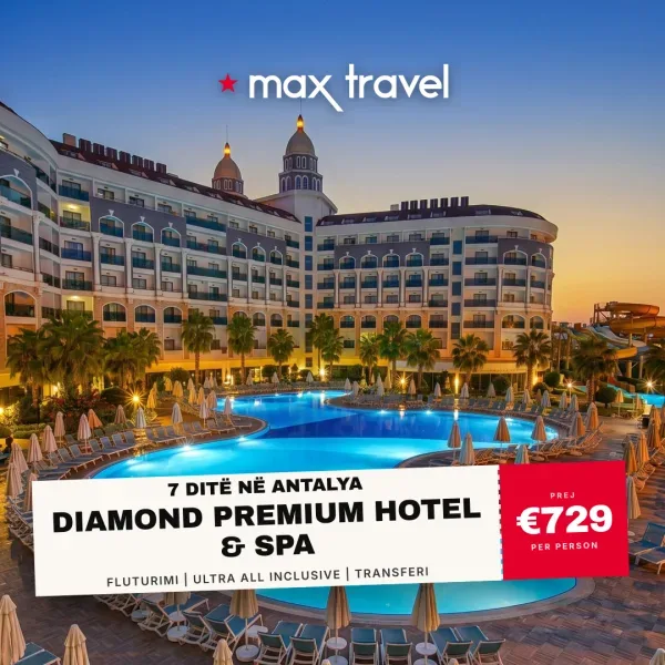 Diamond Premium Hotel & Spa — pushime Antalya 14 qershor 2026