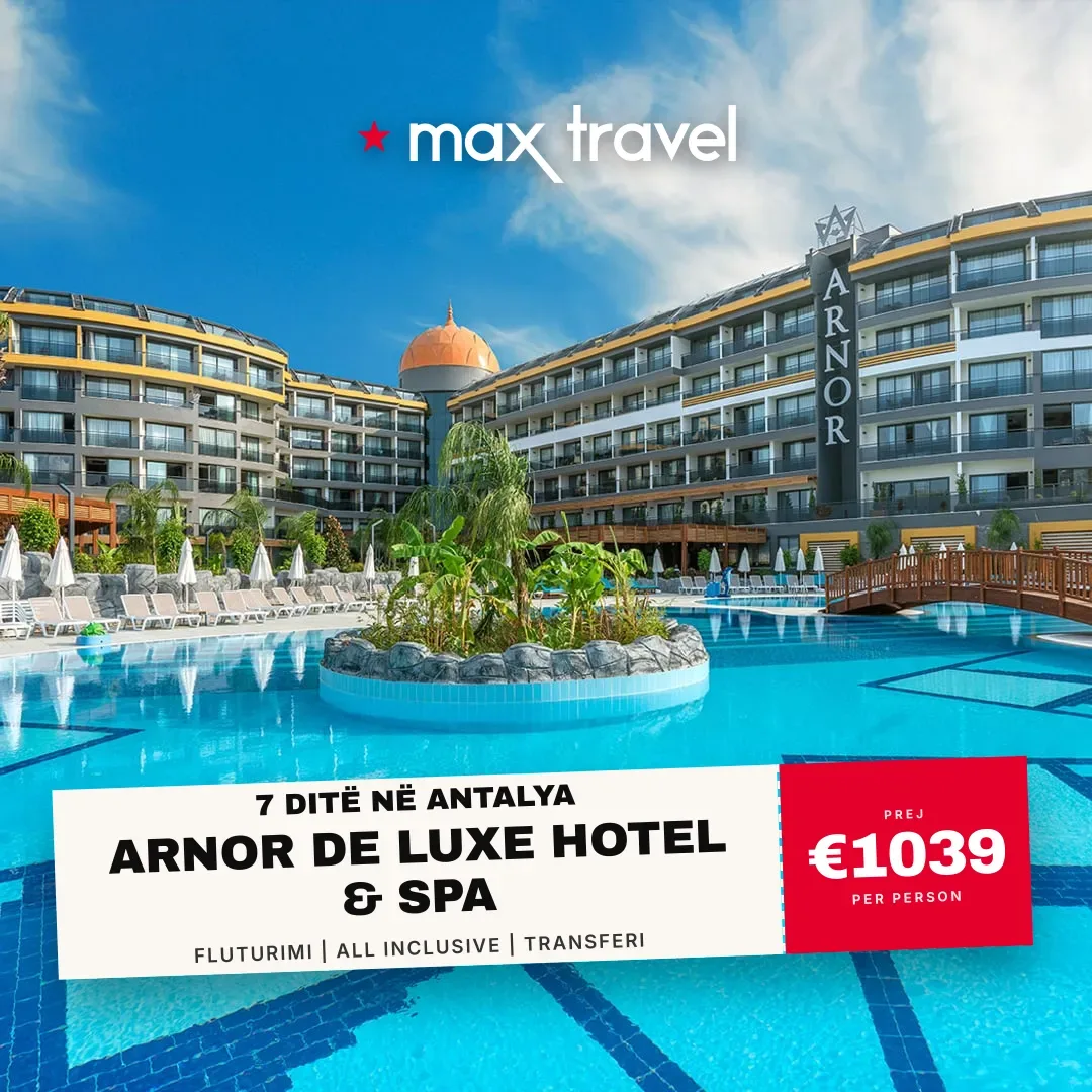 Arnor De Luxe Hotel & Spa — pushime Antalya 21 Gusht 2026 nga €1039 për person, all inclusive 7 ditë