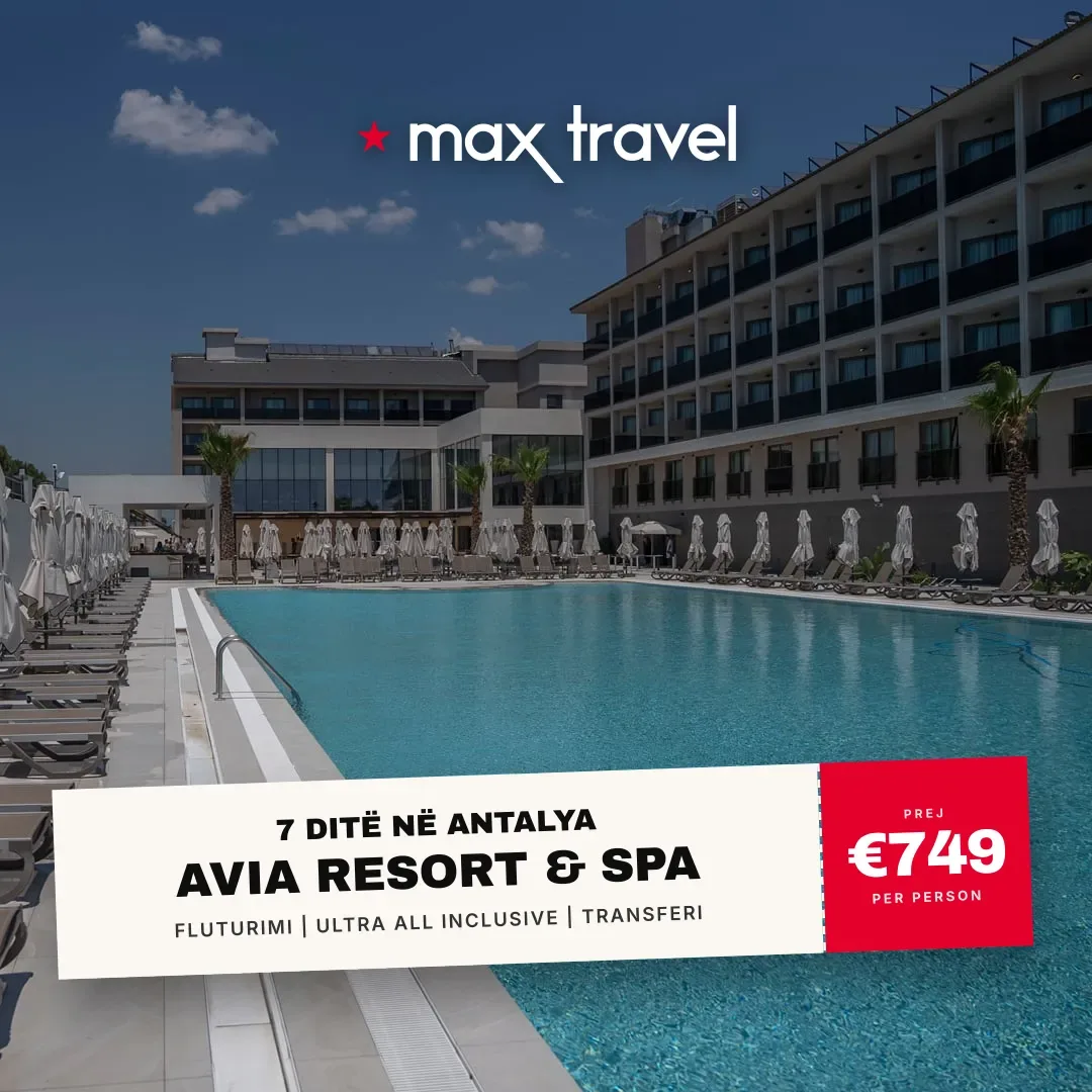 Avia Resort & Spa — pushime Antalya 15 Gusht 2026 nga €749 për person, all inclusive 7 ditë