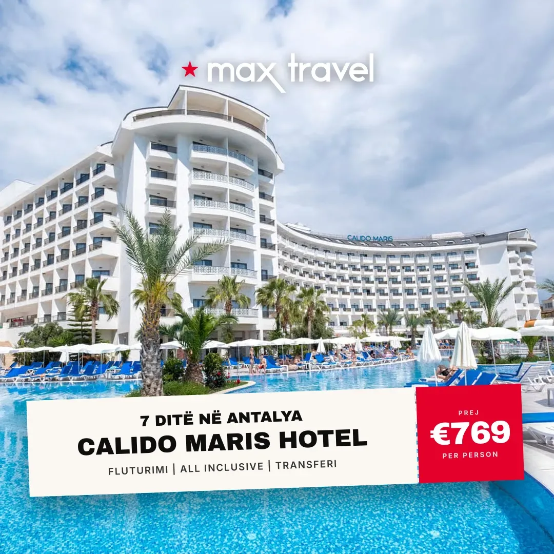 Calido Maris Hotel — pushime Antalya 29 Gusht 2026 nga €769 për person, all inclusive 7 ditë