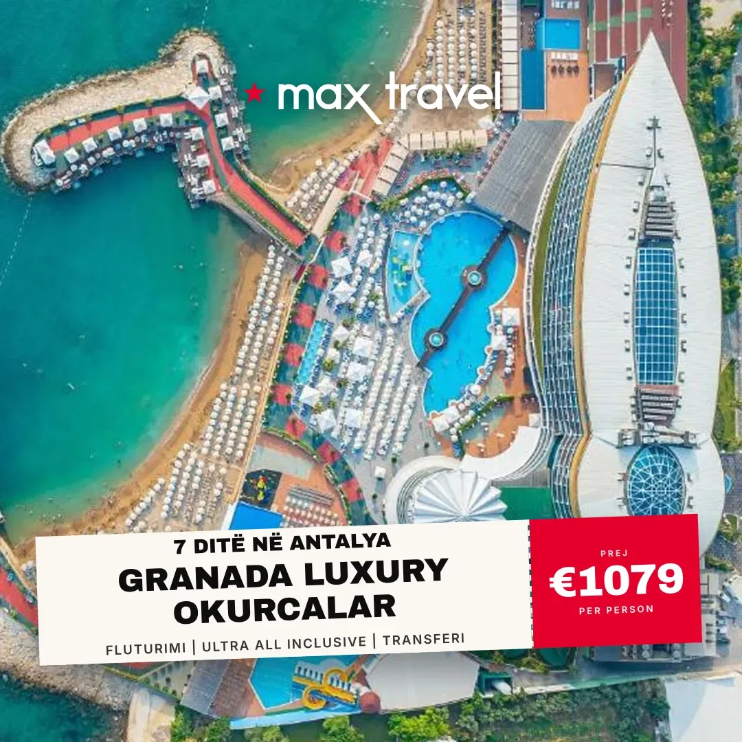 Granada Luxury Okurcalar — pushime Antalya 11 Korrik 2026 nga €1079 për person, all inclusive 7 ditë