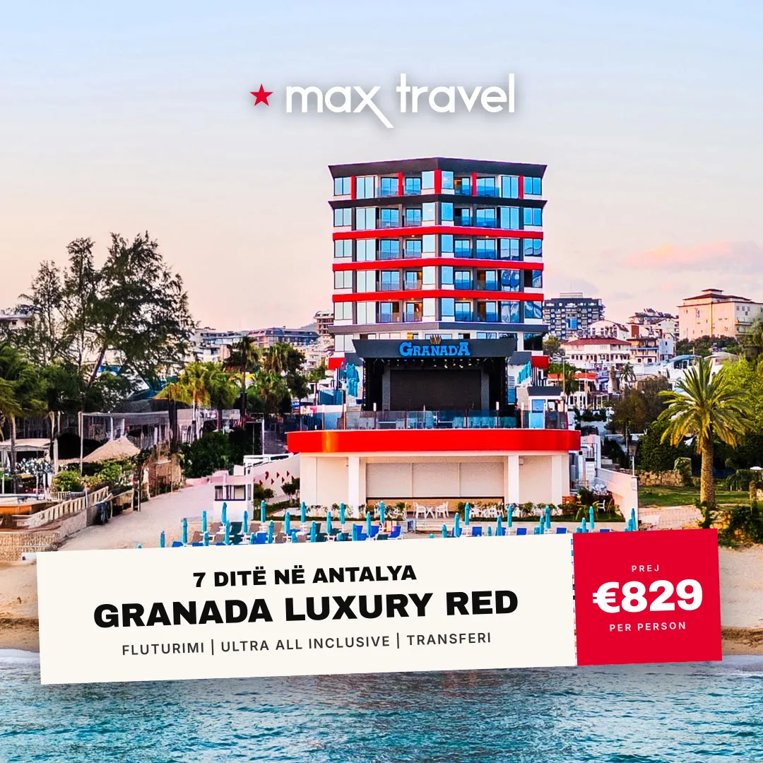 Granada Luxury Red — pushime Antalya 7 Korrik 2026 nga €829 për person, all inclusive 7 ditë