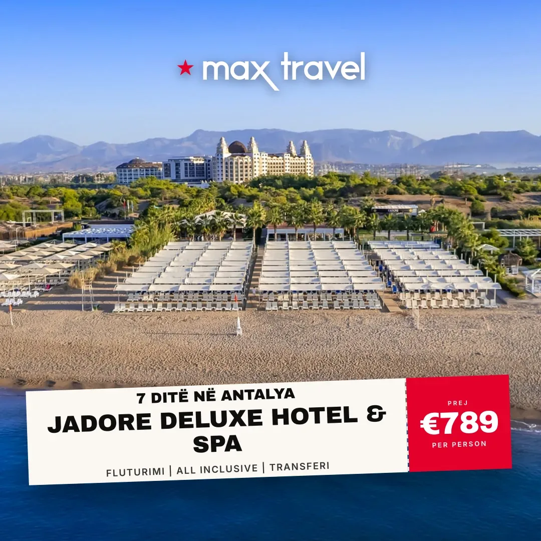 Jadore Deluxe Hotel & Spa — pushime Antalya 21 Gusht 2026 nga €789 për person, all inclusive 7 ditë