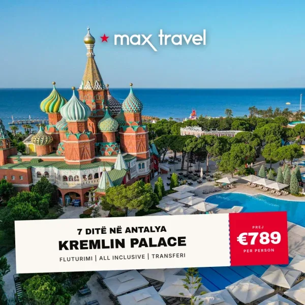 Kremlin Palace — pushime Antalya 16 qershor 2026