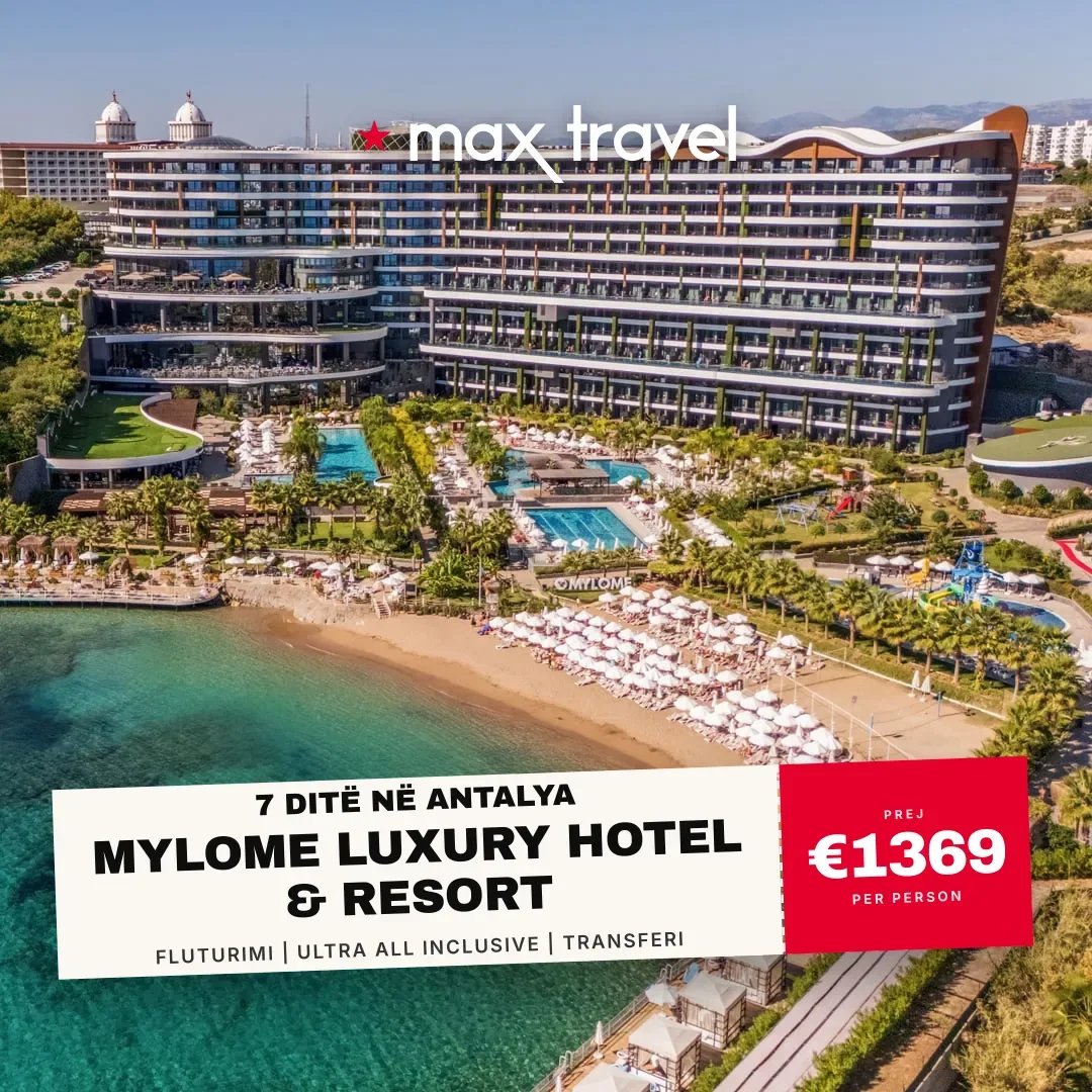 Mylome Luxury Hotel & Resort — pushime Antalya 15 Gusht 2026 nga €1369 për person, all inclusive 7 ditë