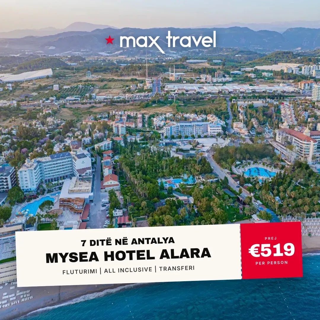 Mysea Hotel Alara — pushime Antalya 15 Gusht 2026 nga €519 për person