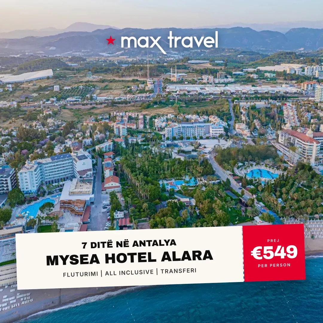 Mysea Hotel Alara — pushime Antalya 21 Gusht 2026 nga €549 për person