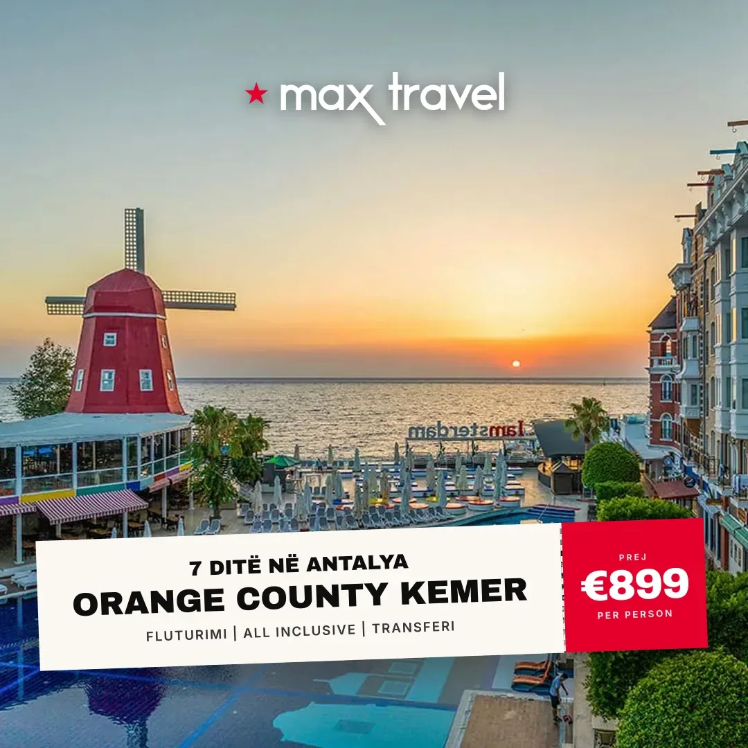 Orange County Kemer — pushime Antalya 29 Gusht 2026 nga €899 për person, all inclusive 7 ditë