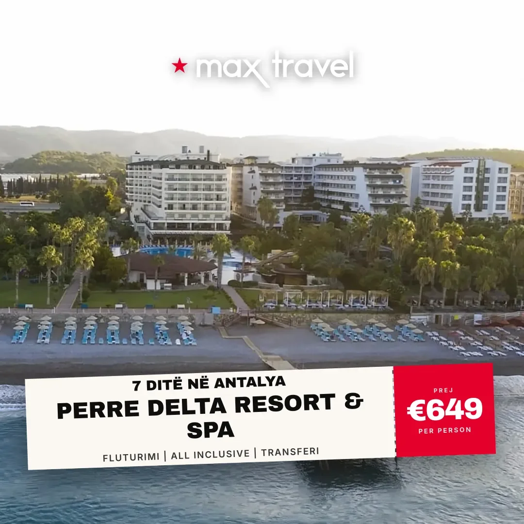 Perre Delta Resort & Spa — pushime Antalya 21 Gusht 2026 nga €649 për person, all inclusive 7 ditë