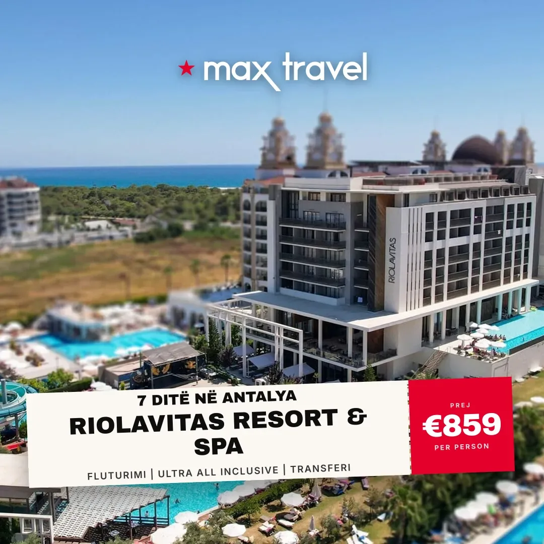 Riolavitas Resort & Spa — pushime Antalya 15 Gusht 2026 nga €859 për person, all inclusive 7 ditë
