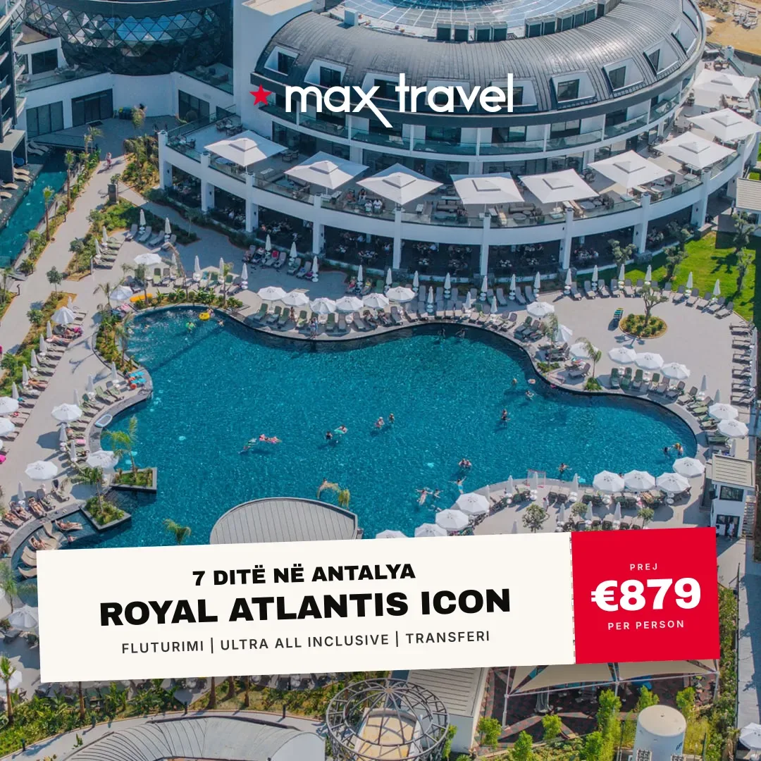 Royal Atlantis Icon — pushime Antalya 11 Korrik 2026 nga €879 për person, all inclusive 7 ditë