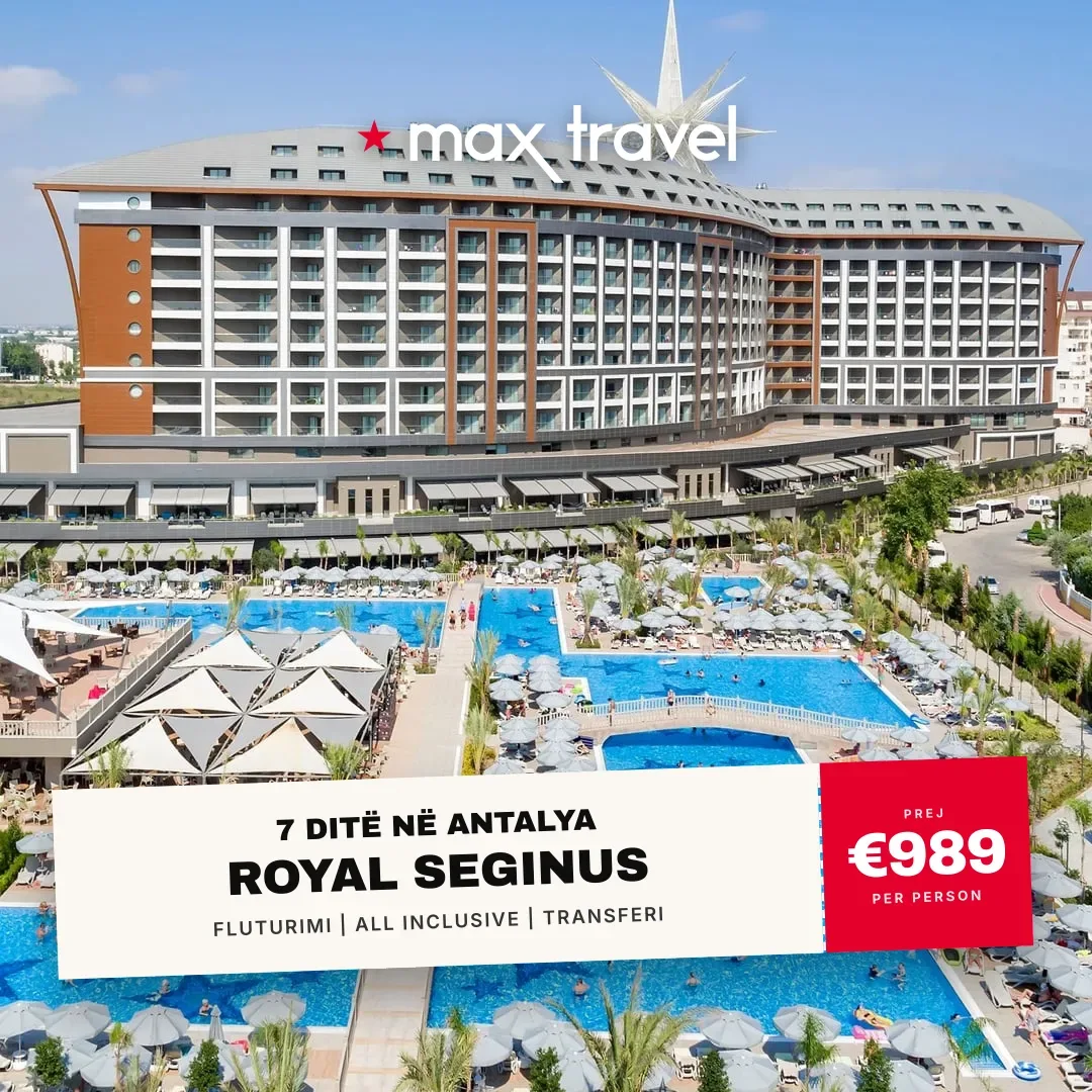 Royal Seginus — pushime Antalya 30 qershor 2026