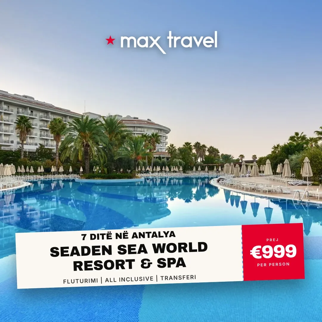 Seaden Sea World Resort & SPA — pushime Antalya 15 Gusht 2026 nga €999 për person, all inclusive 7 ditë