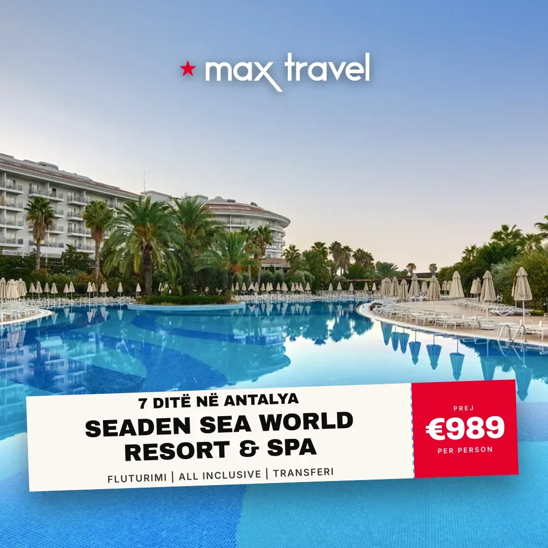 Seaden Sea World Resort & SPA — pushime Antalya 21 Gusht 2026 nga €989 për person, all inclusive 7 ditë