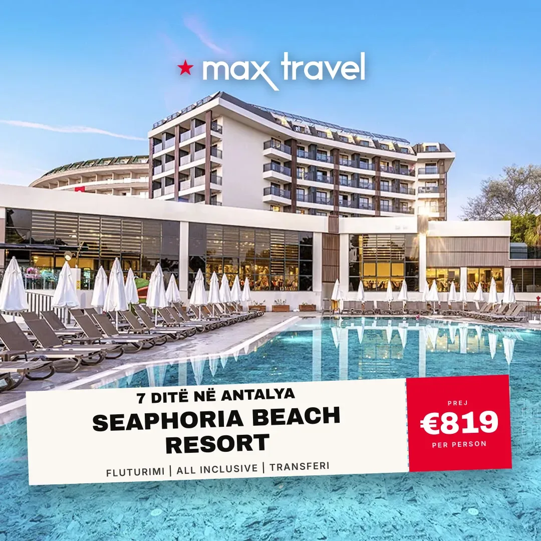 Seaphoria Beach Resort — pushime Antalya 15 Gusht 2026 nga €819 për person, all inclusive 7 ditë