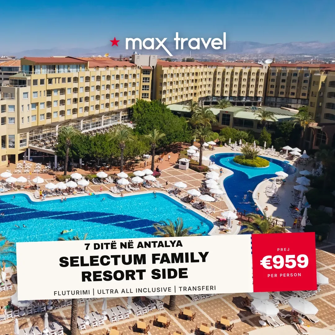 Selectum Family Resort Side — pushime Antalya 29 Gusht 2026 nga €959 për person, all inclusive 7 ditë