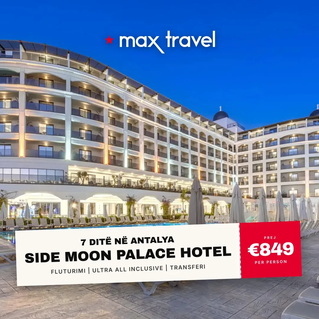 Side Moon Palace Hotel — pushime Antalya 15 Gusht 2026 nga €849 për person, all inclusive 7 ditë