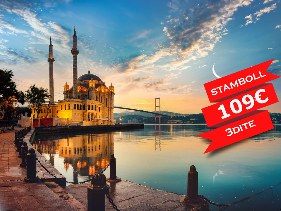 Super Oferte per Stamboll 109eur 3 dite Max Travel Bileta Avioni