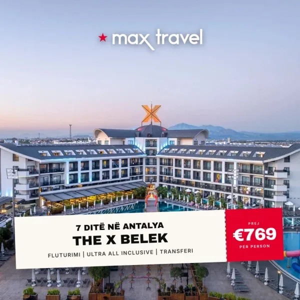 The X Belek — pushime Antalya 16 qershor 2026