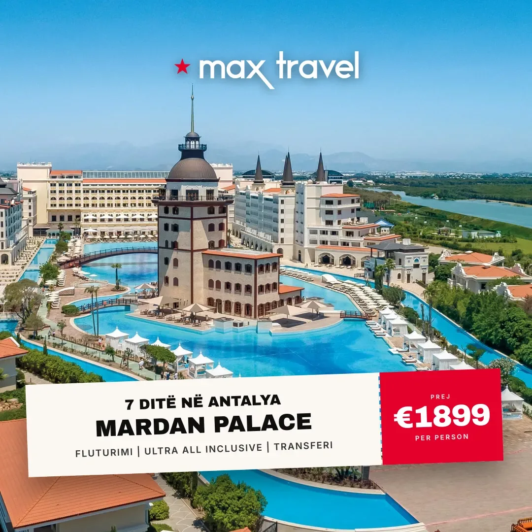 Mardan Palace — pushime Antalya 15 Gusht 2026 nga €1899 për person, all inclusive 7 ditë