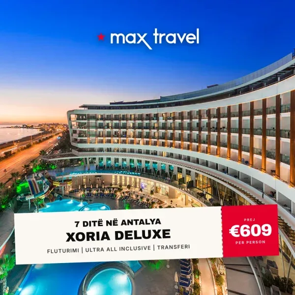 Xoria Deluxe — pushime Antalya 16 qershor 2026